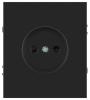 Розетка Эра Arktik 16-2106-05 без заземления 2P 16А-250В антрацит Б0071677