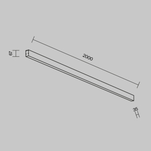 Линейный светильник Maytoni Technical LL311047