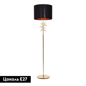 Торшер Lumina Deco Milari LDF 5530 F.GD+BK