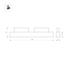 Трековый магнитный светильник Arlight MAG-ORIENT-FLAT-L690-24W Day4000 (WH, 100 deg, 48V) 037912(1)