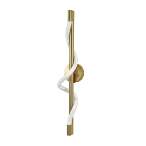 Настенный светильник Indigo Intreccio 14025/1W Brass V000142L
