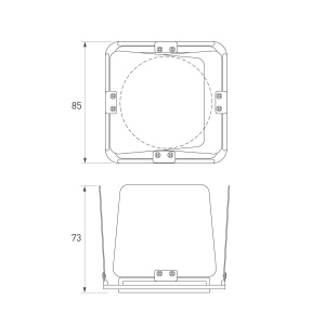 Шторки кашетирующие Arlight LGD-ARTIFACT-BARNDOOR-R65 (BK) (Металл) 057160