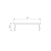 Экран Arlight IP-LINE-4050-2000 OPAL (Пластик) 053900