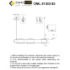 Подвесная люстра Omnilux Narro OML-51303-03