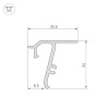 Профиль Arlight STRETCH-SHADOW-TECH-CEIL-2000 BLACK (A2-DELTA) 040704