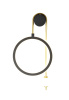 Бра Crystal lux CORIDA AP25W LED BLACK/GOLD
