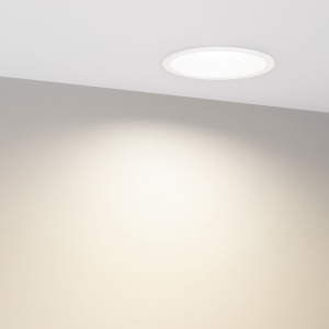 Встраиваемый светильник Arlight MS-BREEZE-BUILT-R104-12W Day4000 (WH, 90 deg, 230V) (IP20 Металл) 035611(1)