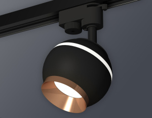 Трековый однофазный светильник с подсветкой Ambrella Light Track System XT1102006 (A2521, C1102, N7035)