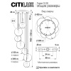 Каскадная люстра Citilux Томми CL102073