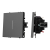 Механизм выключателя одноклавишный непроходной Arlight LED SWT-NOBE-MK01-SFPL-L-GR (230V, 10A) 054260