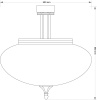 Подвесной светильник Kutek Decor DEC-PL-3 (P)