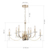 Подвесная люстра ST Luce Элеганс SL1405.203.08