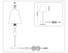 Настольная лампа Ambrella Light High Light Classic LH75057