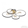 Потолочный светильник Arte Milano Ferrara 276140/4+4 BK/GD