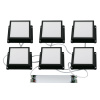 Встраиваемый светильник Uniel ULP-1010-42W/4000K IP54 GRILYATO OPAL BLACK KIT06 UL-00012834