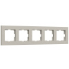 Рамка на 5 постов Werkel Slab (дымчатый софт) W0052917 4690389218477 a071630