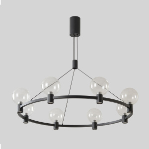 Подвесная люстра Crystal Lux DUET SP56W LED BLACK