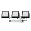 Встраиваемый светильник Uniel ULP-1010-20W/4000K IP54 GRILYATO OPAL BLACK KIT03 UL-00012836