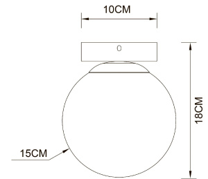 Настенно-потолочный светильник Arte Lamp Alcor A2224PL-1BK
