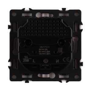 Механизм розетки с USB зарядкой Arlight SCT-NOBE-MUCC-SFPL-GD (230V, 16A) 061815