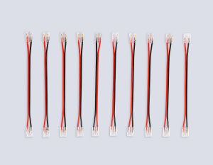 Соединитель гибкий двухсторонний Ambrella Light IlluminationCOB 12/24V для лент 8/10mm (2 конт.) (10шт. в комплекте) GS7895