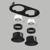 Встраиваемый светильник Lightstar Domino (214657+214607+214607+214007+214007) D6570707BMOD