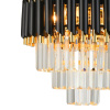 Подвесная люстра Natali Kovaltseva DARIAN 76017/5C GOLD BLACK
