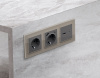Лицевая панель для розетки 2USB тип A+C Ambrella Volt Alfa AP6610