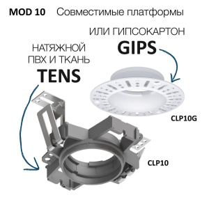 Безрамочный светильник Skytek SkyPORT.21CLP10M2