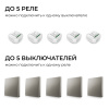 Реле с кинетическими выключателями, IP44, Wi-Fi 2,4 ГГц, Smart, 2выкл., 1 реле. сер. Apeyron 04-85