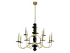 Подвесная люстра Newport Vanessa 3878+4/С brass М0070883