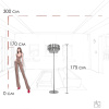 Торшер Loft IT Boucle 10438F