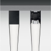 Подвесной светодиодный светильник Ideal Lux Fluo Wide 1800 3000K Black 192567