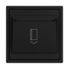 Выключатель карточный магнитный софт-тач черный оникс Arlight SWT-CRD-SFPL-BK (250V, 25A) 064401