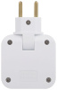 Разветвитель электрический Эра SPF-2-FL-USBC поворотный на 2 розетки + 2USB A+C 10А белый Б0069090
