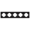 Рамка пластиковая на 5 постов Arlight FRM-TENDO-SFPL-5-BK 054657