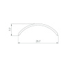 Экран Arlight SL-KANT-H20 ROUND OPAL 049168