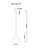 Подвесной светильник MyFar Brigitte MR1402-1P