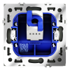 Розетка компьютерная Voltum S70 VLS060106 (титан)