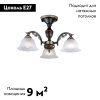 Потолочная люстра Reccagni Angelo PL 2700/3
