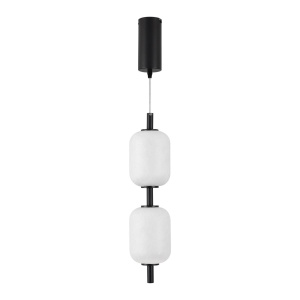 Подвесной светильник Arlight SP-CARAMELA-HANG-R120-7W Warm2700 (BK, 300 deg, 230V) (IP20, Натуральный шелк) 056886