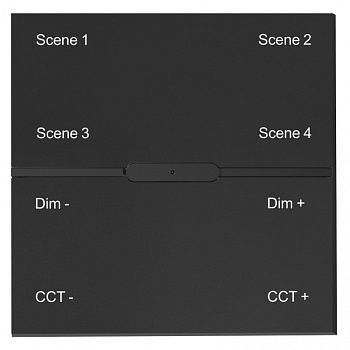 Смарт выключатель проводной iLedex Vision INN SP 48V-4-BK