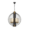 Подвесная люстра Lumina Deco Ponti LDP 1245-5 BK+MD