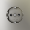 Розетка со шторками Voltum S70 VLS040204 (шелк)