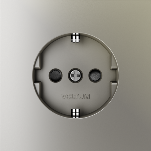 Розетка со шторками Voltum S70 VLS040204 (шелк)