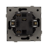Механизм выключателя одноклавишный проходной Arlight SWT-TENDO-MKP1-PL-BK (230V, 10A) 054041