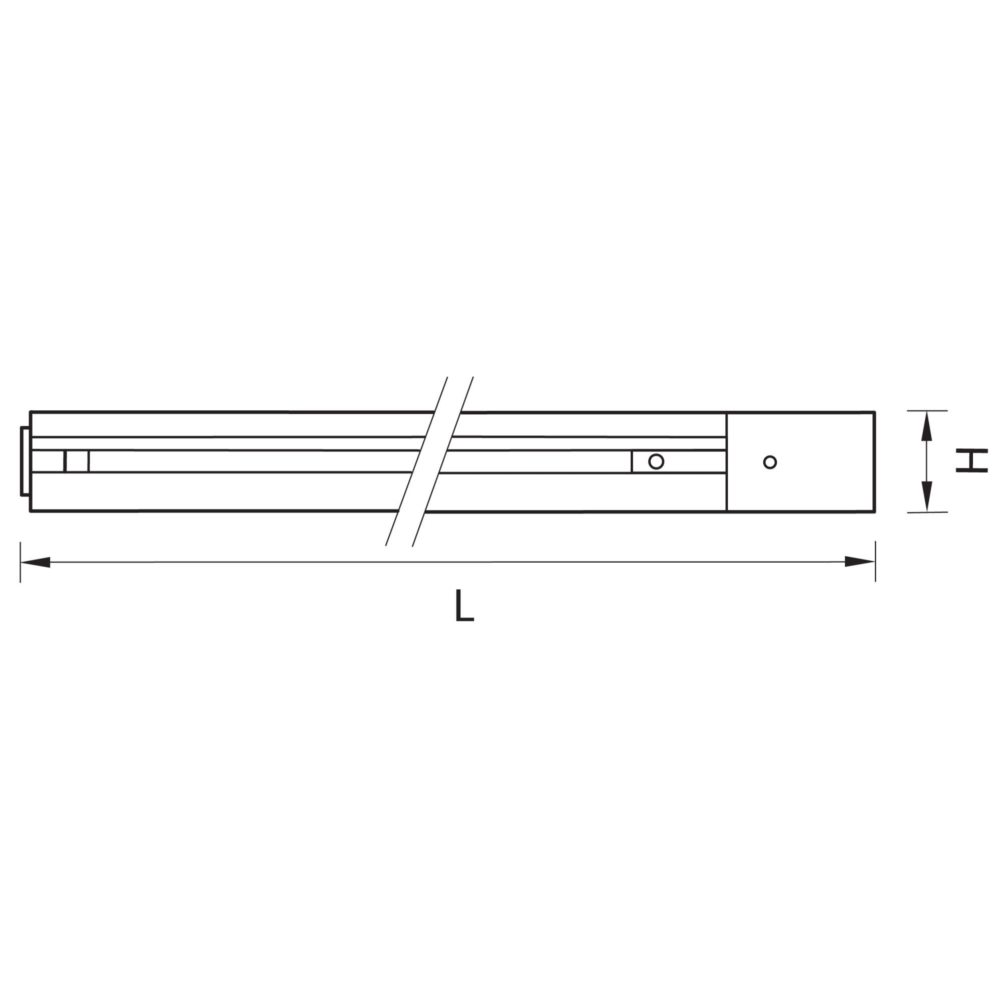Шинопровод встраиваемый однофазный Lightstar Barra 501035
