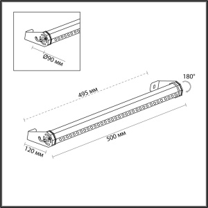 Ландшафтный светильник Odeon Light Nature Graze 7040/14WL
