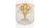 Подвесная люстра Lumina Deco Disposa LDP 7018-500 PR+F.GD