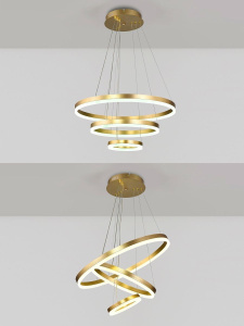 Подвесная люстра Natali Kovaltseva Oreol HIGH-TECH LED LAMPS 82042